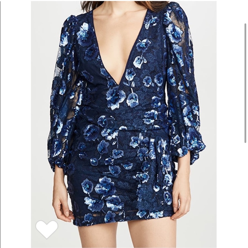 For Love and Lemons, Victoria Embroidered Mini Dress - Picture 1 of 8